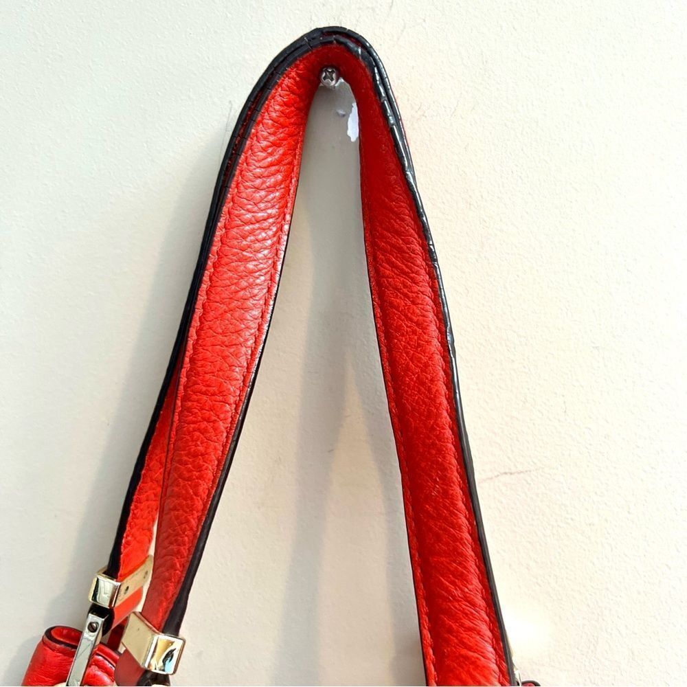 Michael Kors orange leather shoulder Bag - Picture 4 of 9